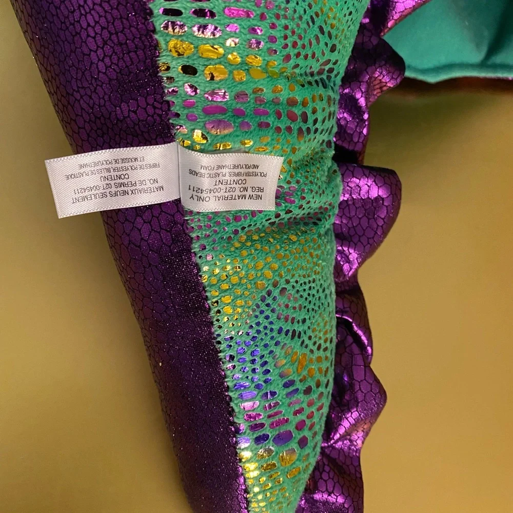 TY BEANIE BOOS CINDER the Multicolor Plush stuffed Dragon Size LARGE